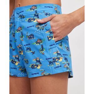 The Black Dog Ladies East Coast Swim Short Seafaring Blue Size 8
